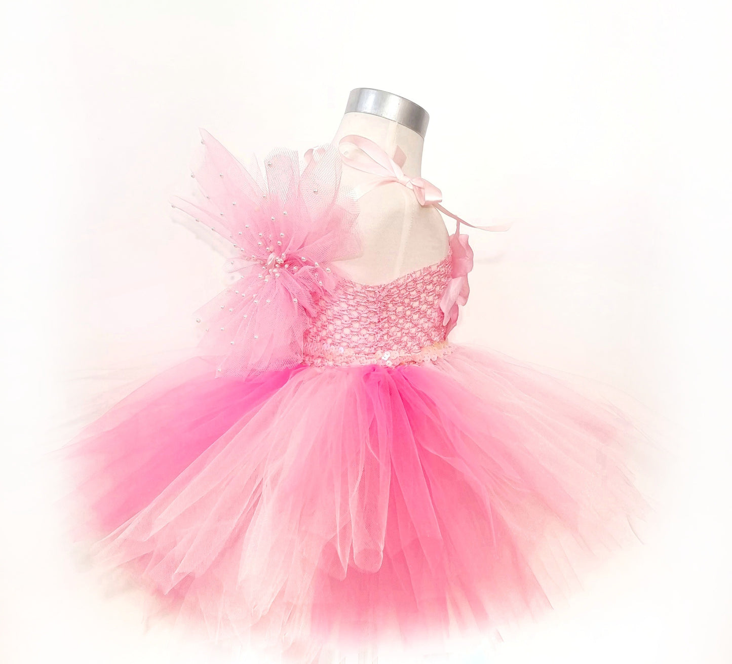 Baby girl pink fairy dress